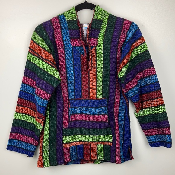 Unisex La Malinche Capucha Rug Sweater - Picture 1 of 3